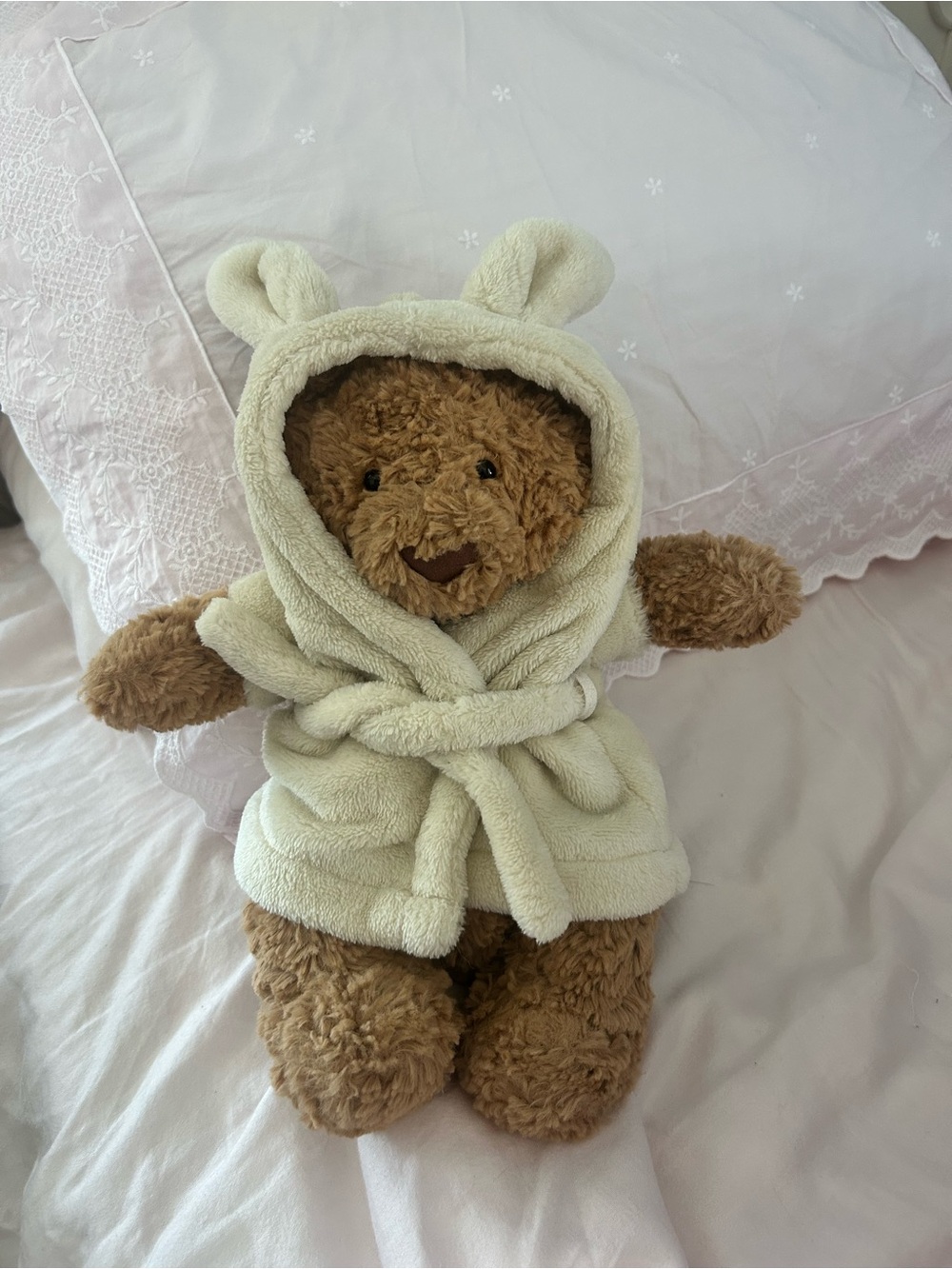 Jellycat Bartholomew Bear bunny Bathrobe Outfit